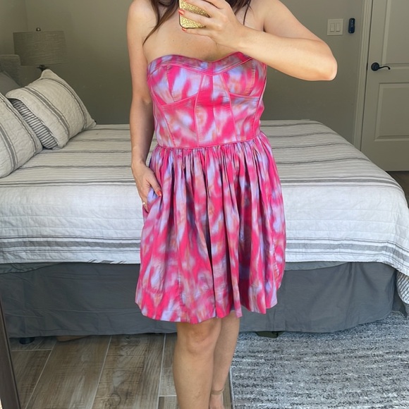 Rebecca Taylor Summer Mini Dress size 8 - Picture 4 of 7